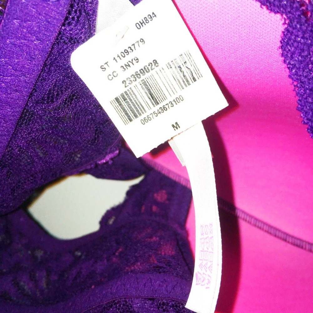 New! Victoria’s Secret PINK bralette sheer lace. - Picture 5 of 6